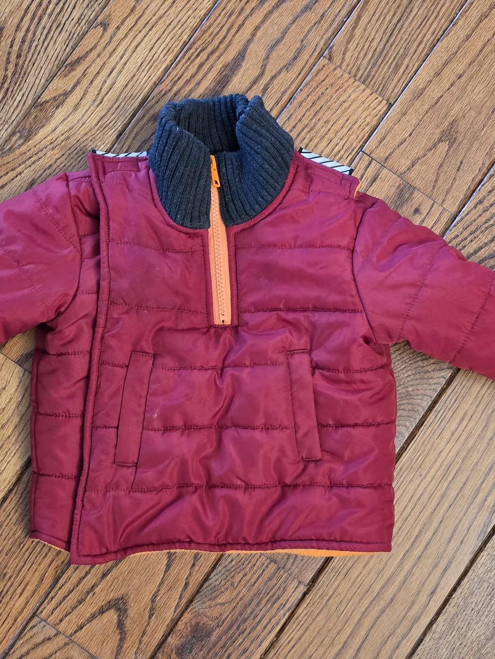 Buckle Me Car Seat Coat - Red, 12m